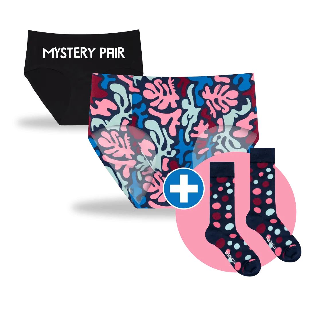 03 Month Pre-Paid: Ladies Seamless Underwear & Free Socks - Monthly Subscription