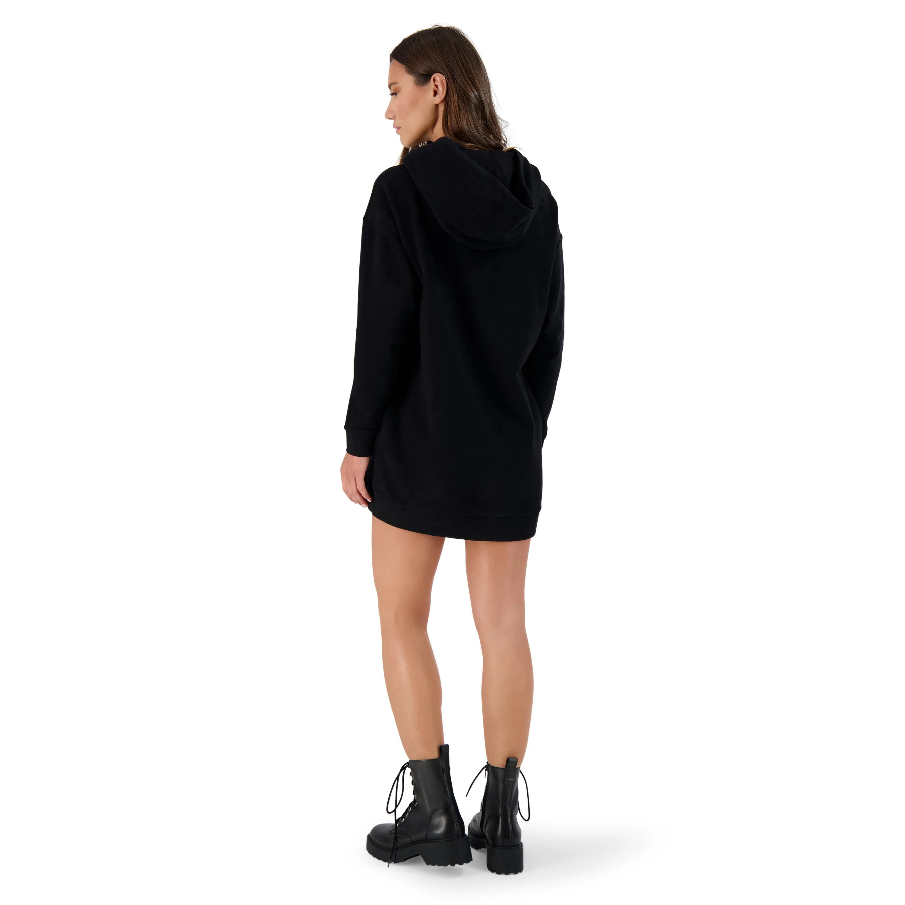 2 BLESSED 2 STRESS TUNIC HOODIE BLACK