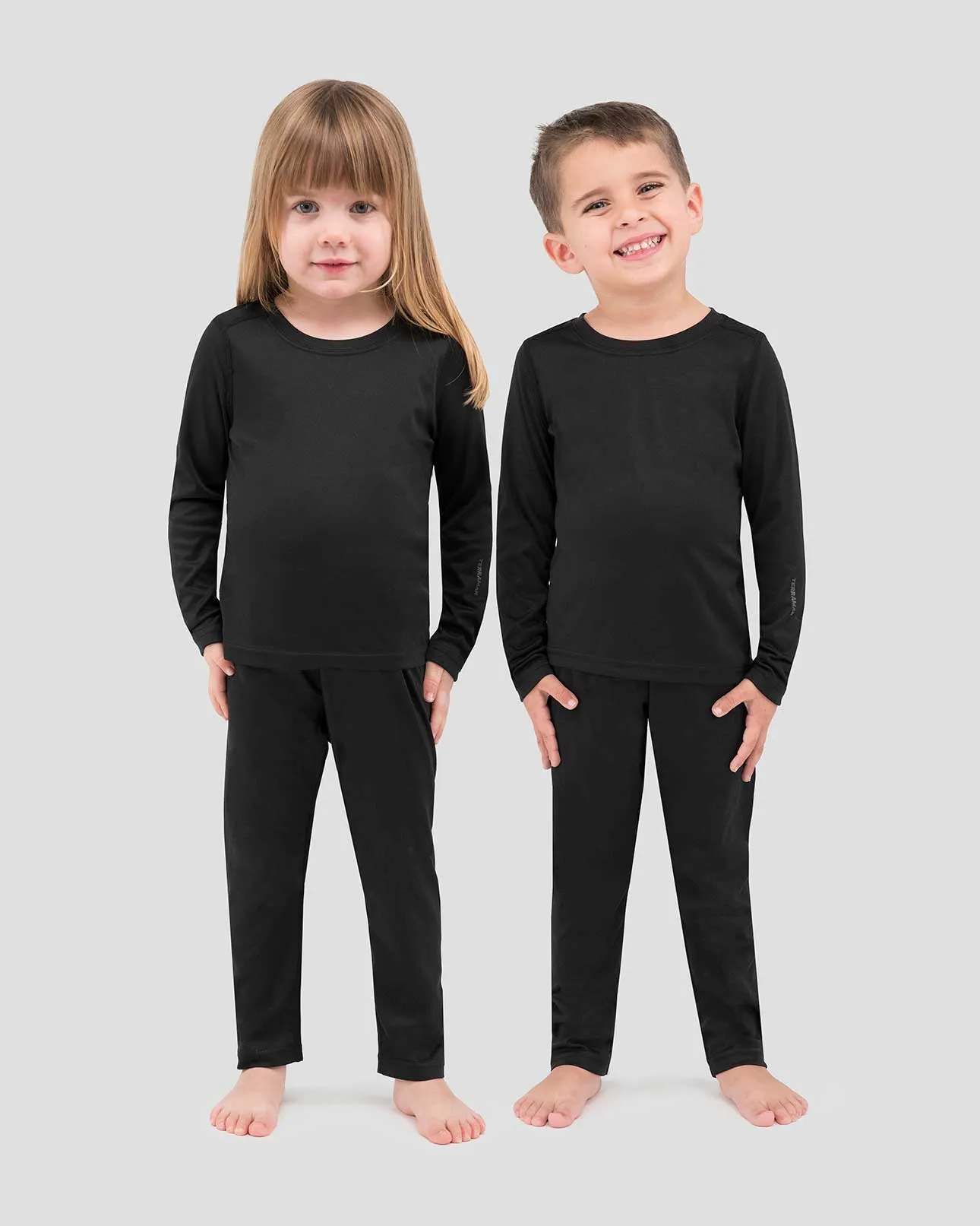 2.0 Kids' Free Ride Heritage Midweight Thermal Baselayer 2-Piece Set