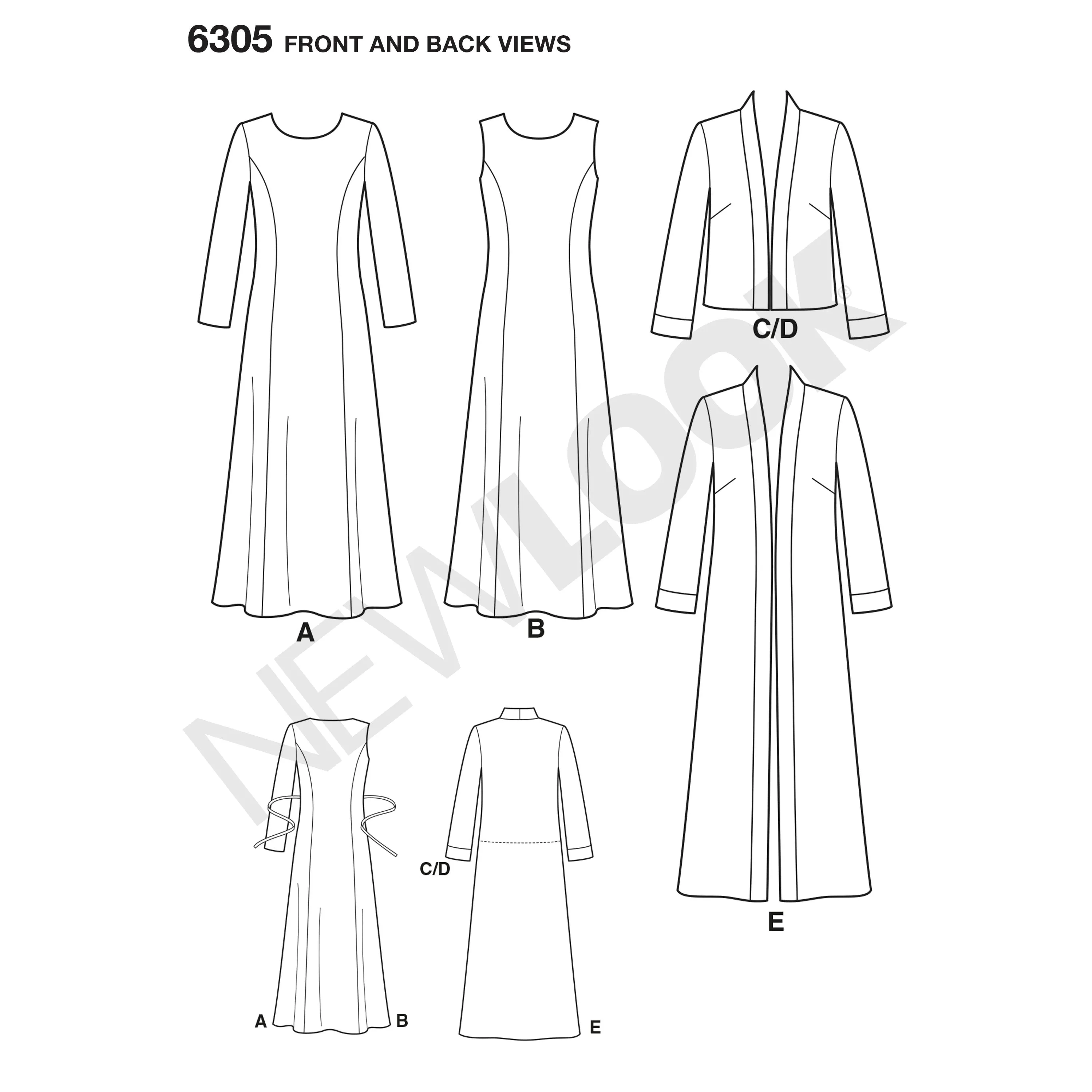 6305 Misses Dresses