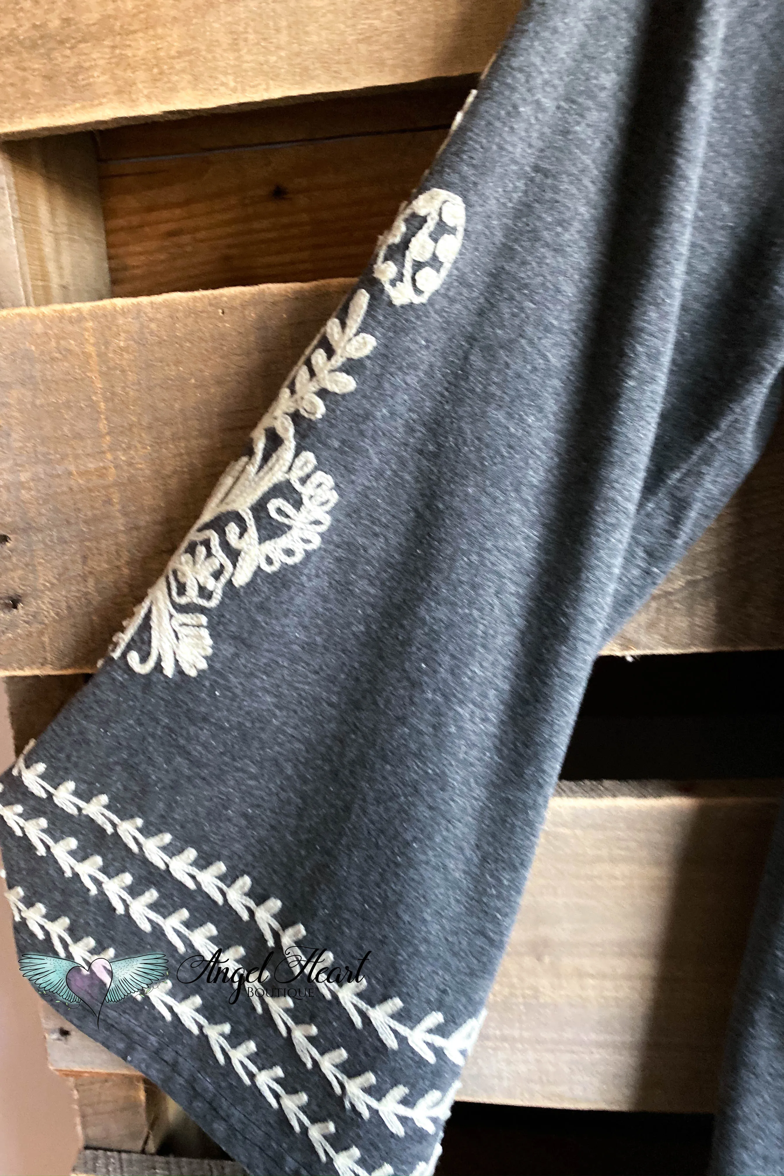 AHB EXCLUSIVE: Opening Up My Heart Tunic - Grey