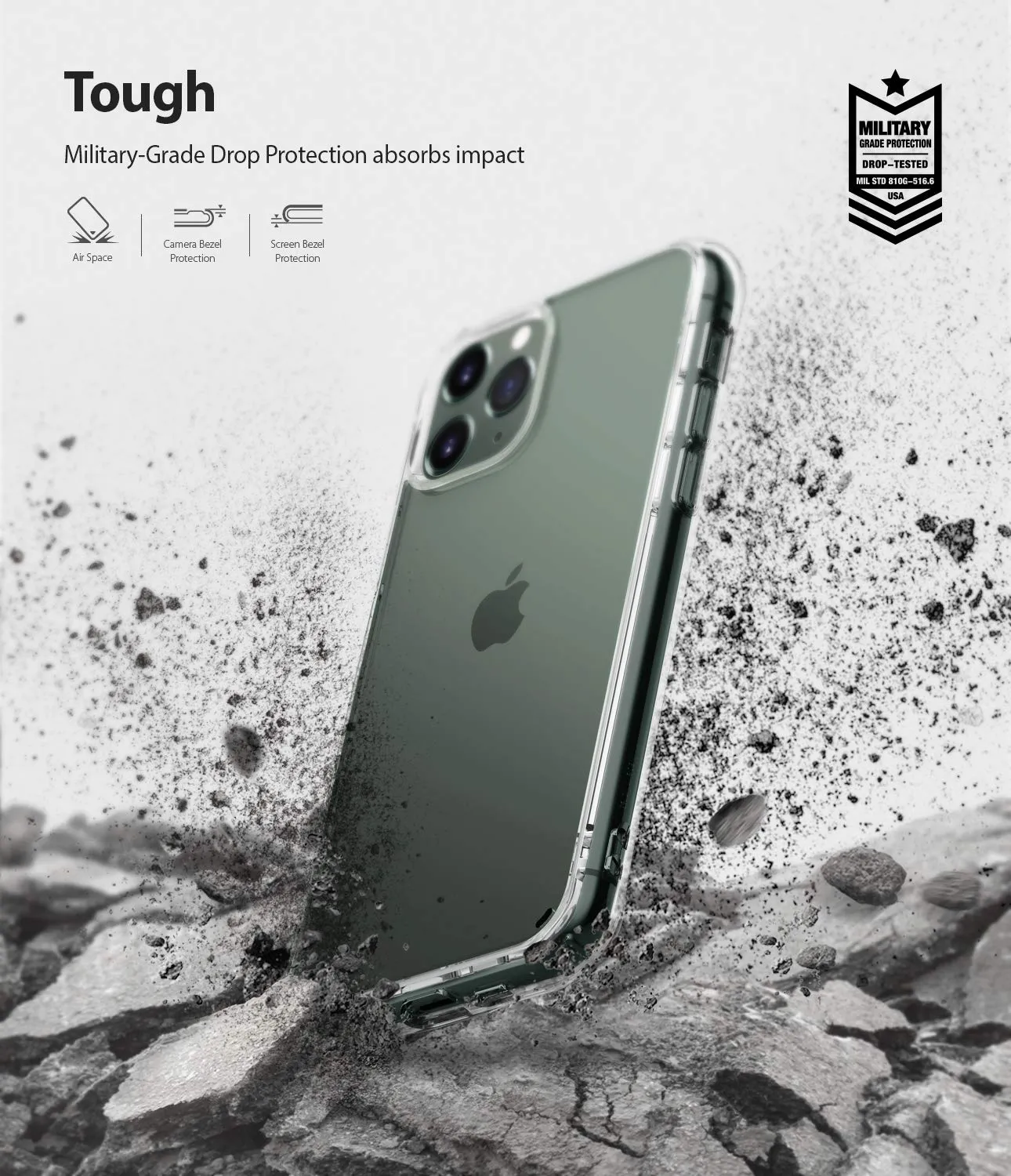 Apple iPhone 11 Pro Max Back Cover Case | Fusion - Clear