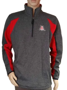 Arizona Wildcats GFS Navy LS 1/4 Zip Pullover Jacket with Pockets (L)