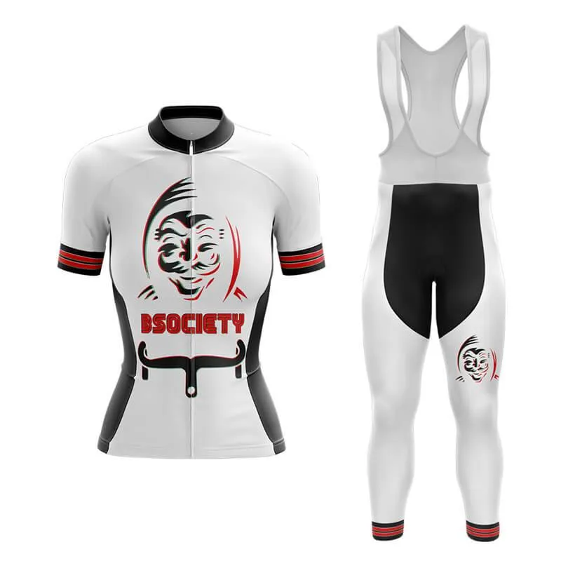 B Society (V2) (White) Club Cycling Kit