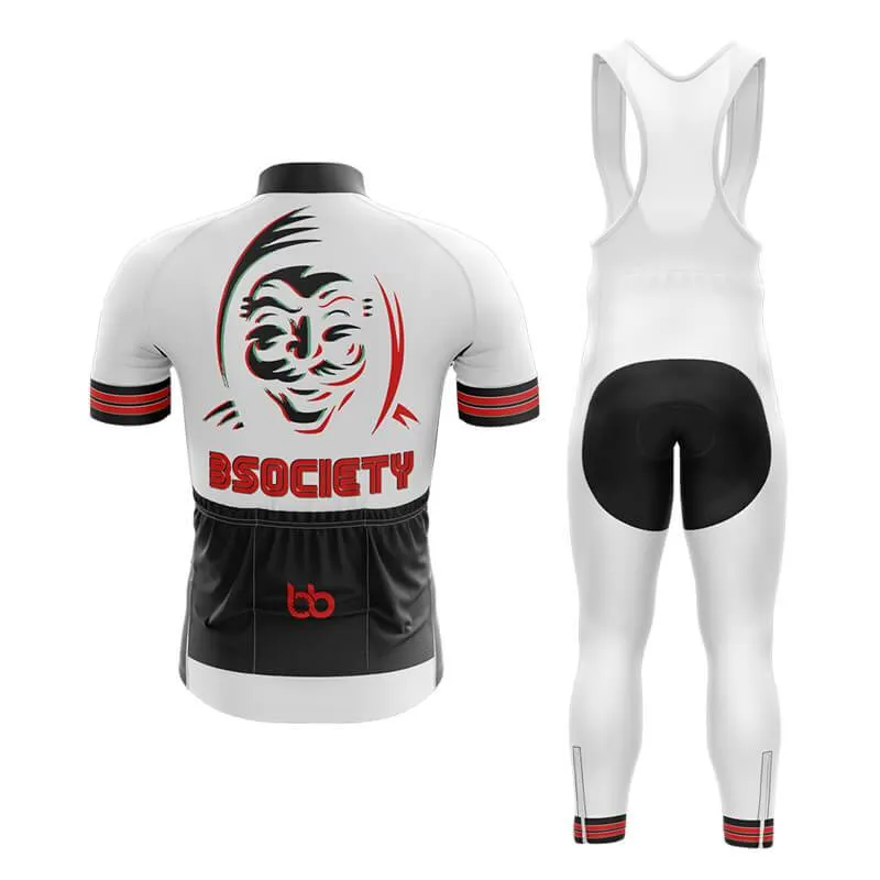 B Society (V2) (White) Club Cycling Kit