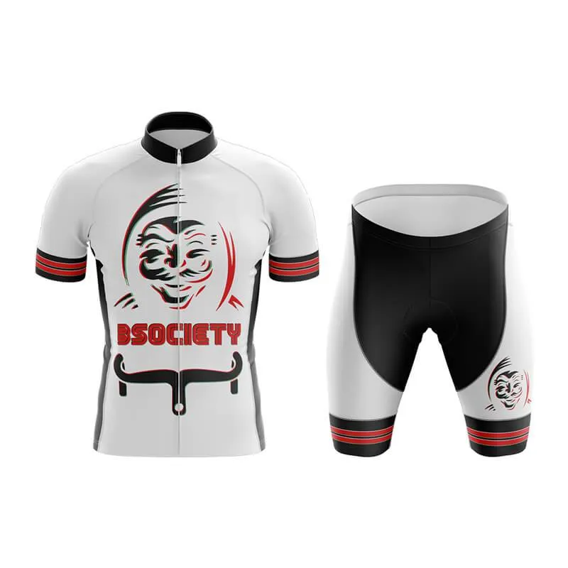 B Society (V2) (White) Club Cycling Kit