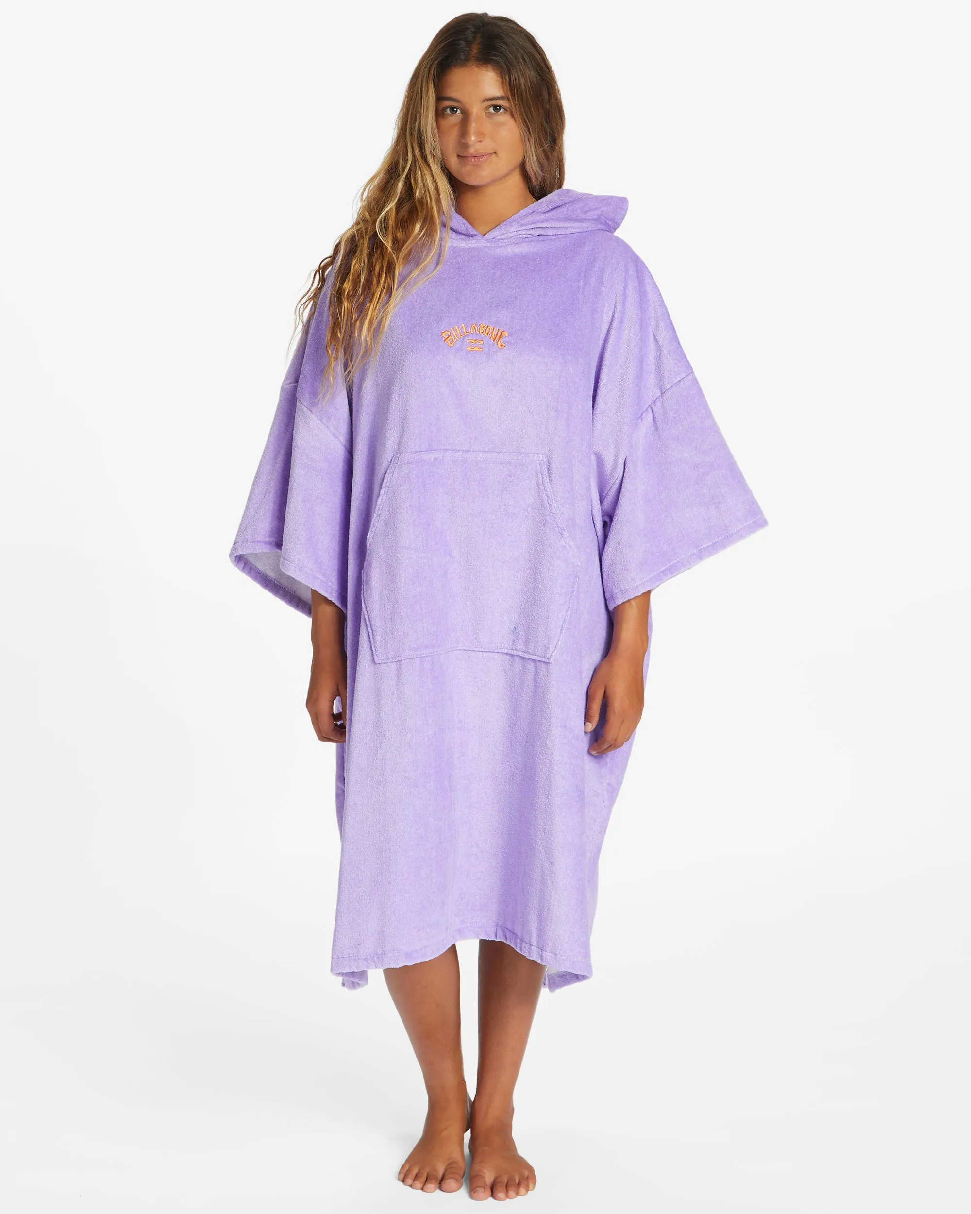 Billabong Womens BBG Hooded Towel Poncho - Lilac Breeze