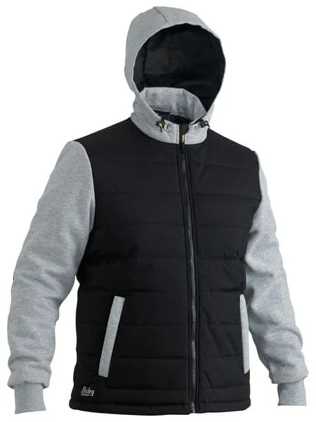 Bisley Flex & Move™ Contrast Puffer Fleece Hoodie (BJ6944)