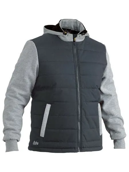 Bisley Flex & Move™ Contrast Puffer Fleece Hoodie (BJ6944)