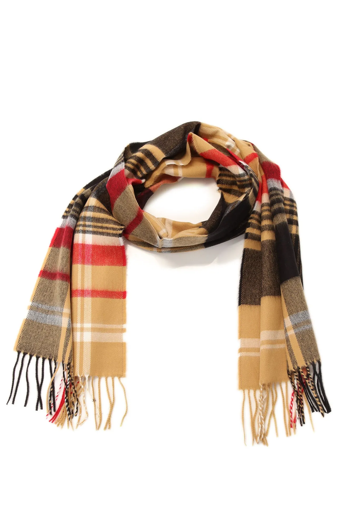 Blanket Statement Scarf - Camel