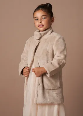 Briar Taupe Fur Coat