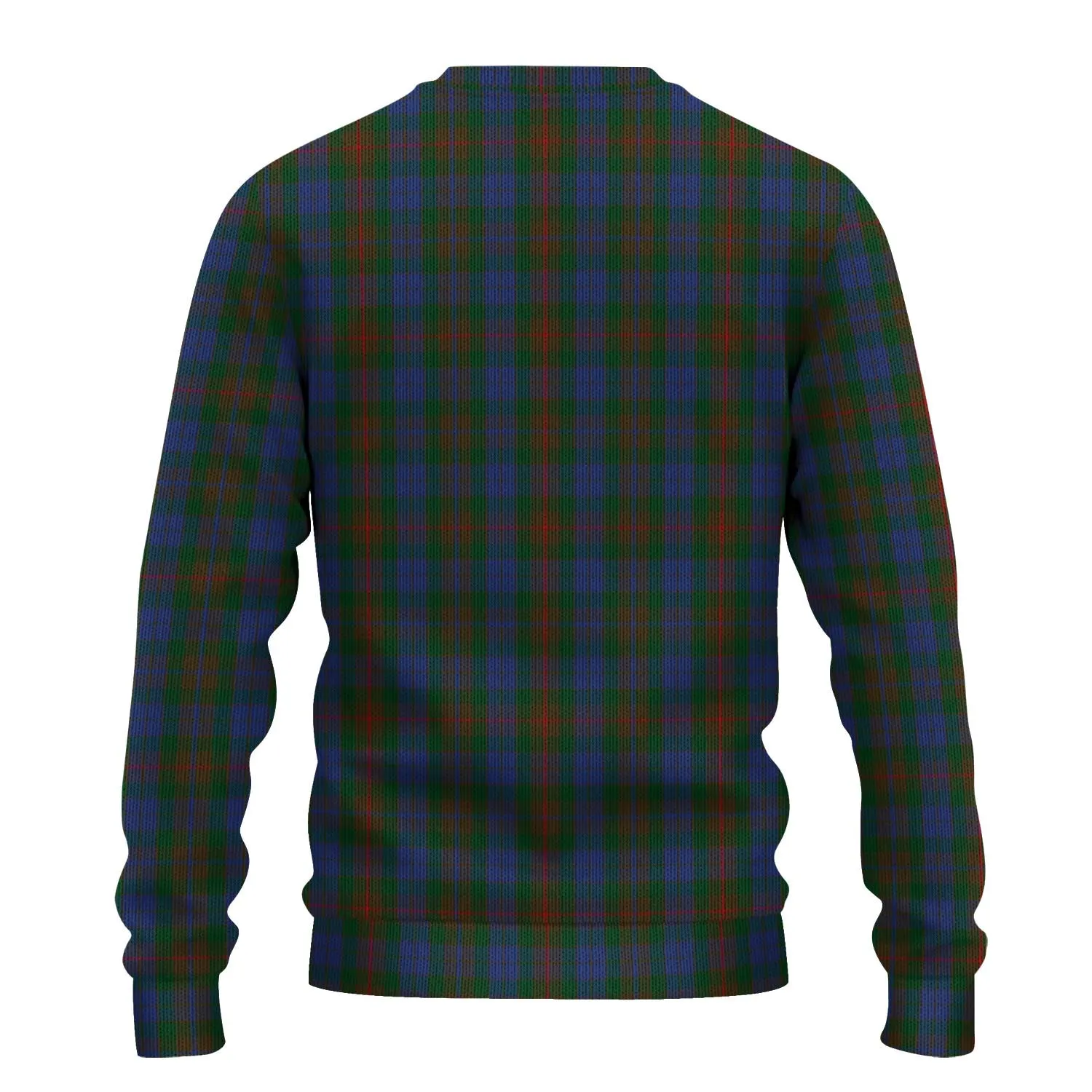 Buchanan Hunting Tartan Ugly Sweater with Family Crest