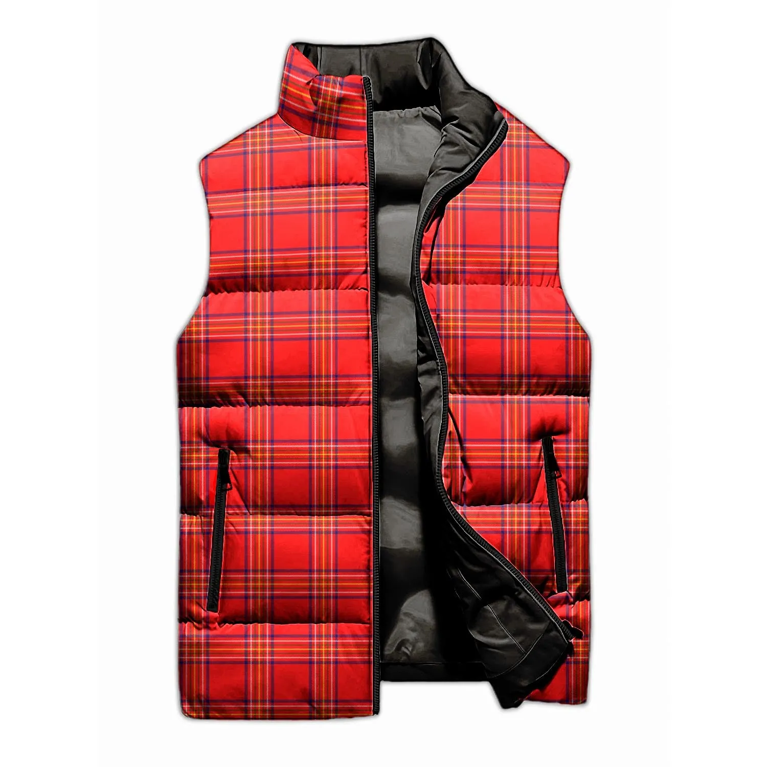 Burnett Modern Tartan Sleeveless Puffer Jacket