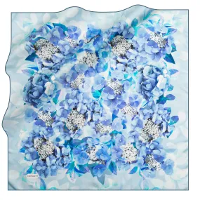 Cacharel Hydrangea Bloom Silk Scarf No. 22