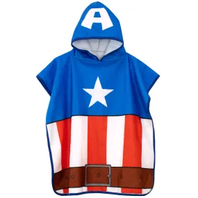 Captain America Towel Poncho