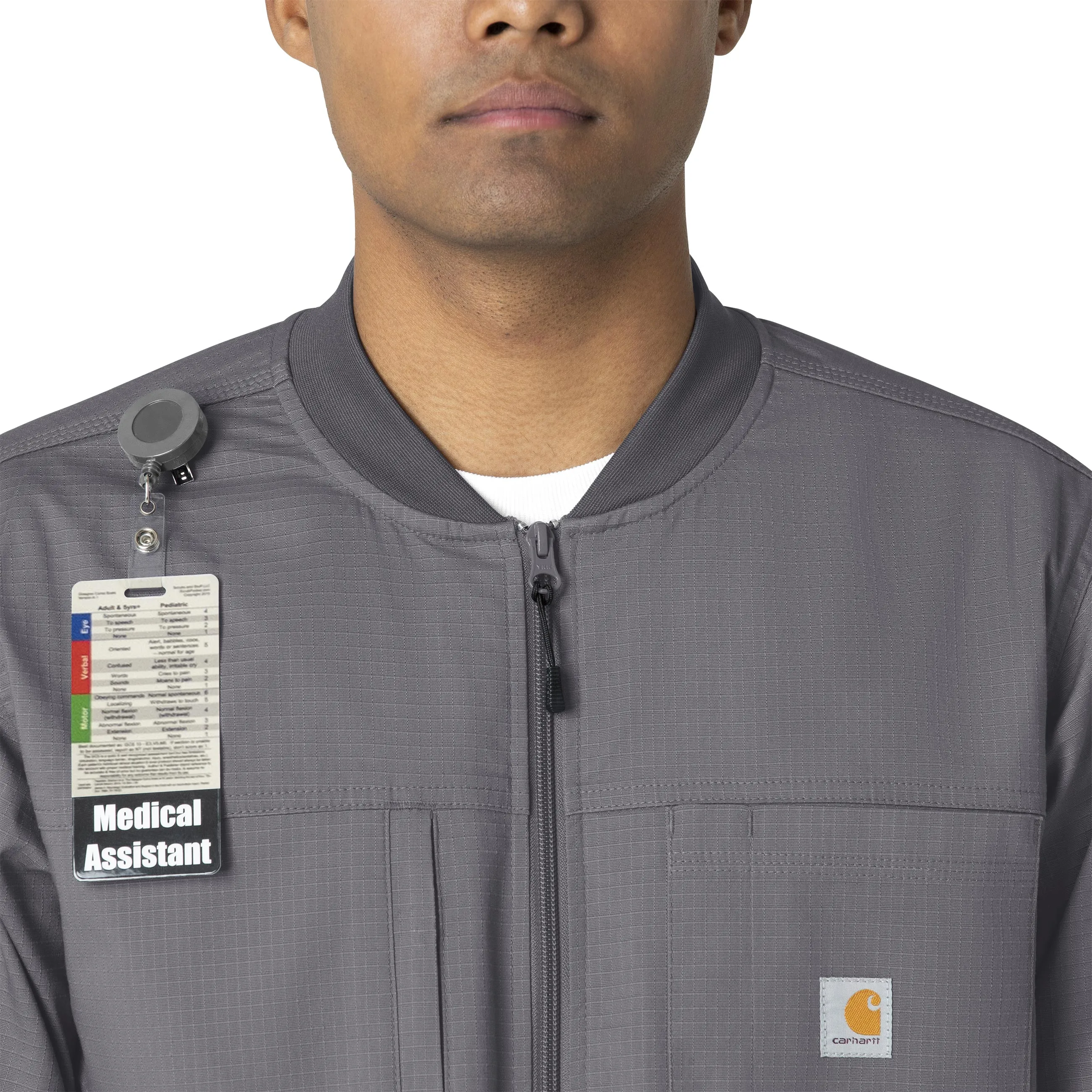 Carhartt Rugged Flex Ripstop Men's Utility Warm-Up Jacket - Pewter