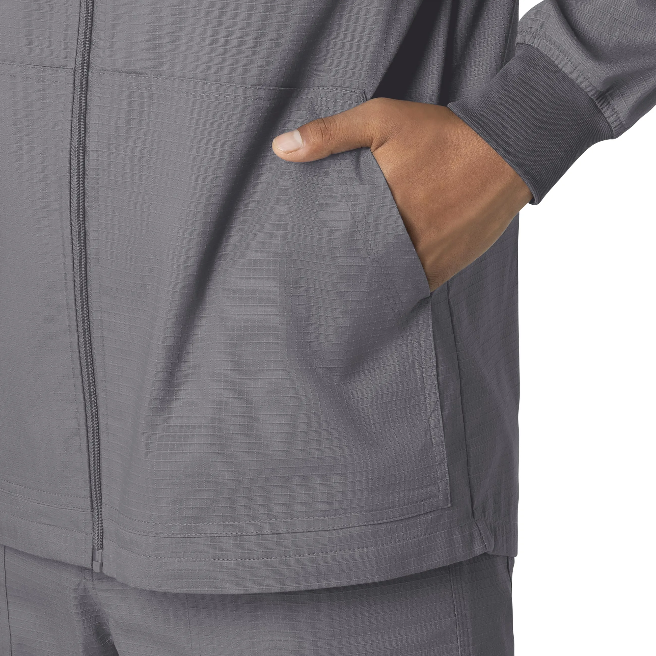 Carhartt Rugged Flex Ripstop Men's Utility Warm-Up Jacket - Pewter