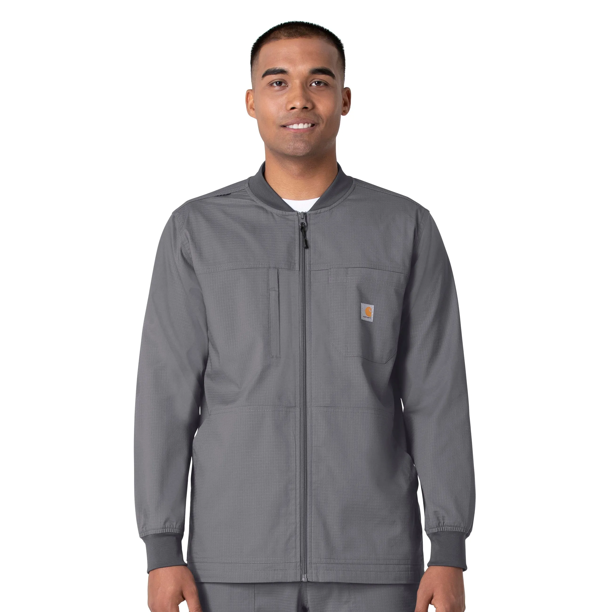 Carhartt Rugged Flex Ripstop Men's Utility Warm-Up Jacket - Pewter