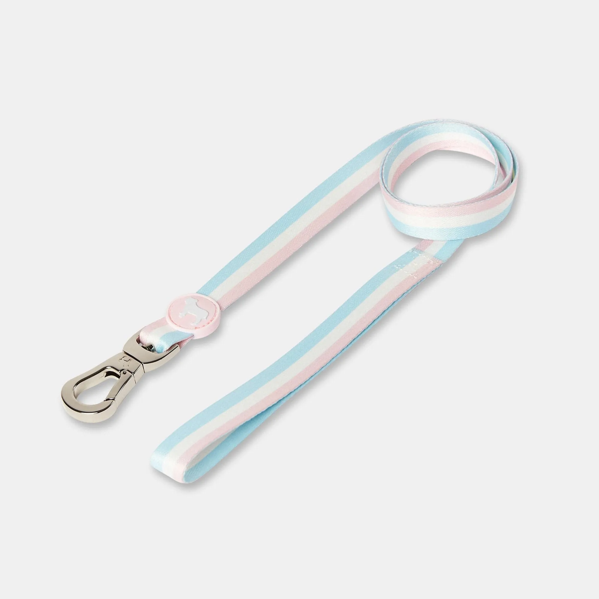 City Nylon Fabric Lead | Candyfloss Stripe