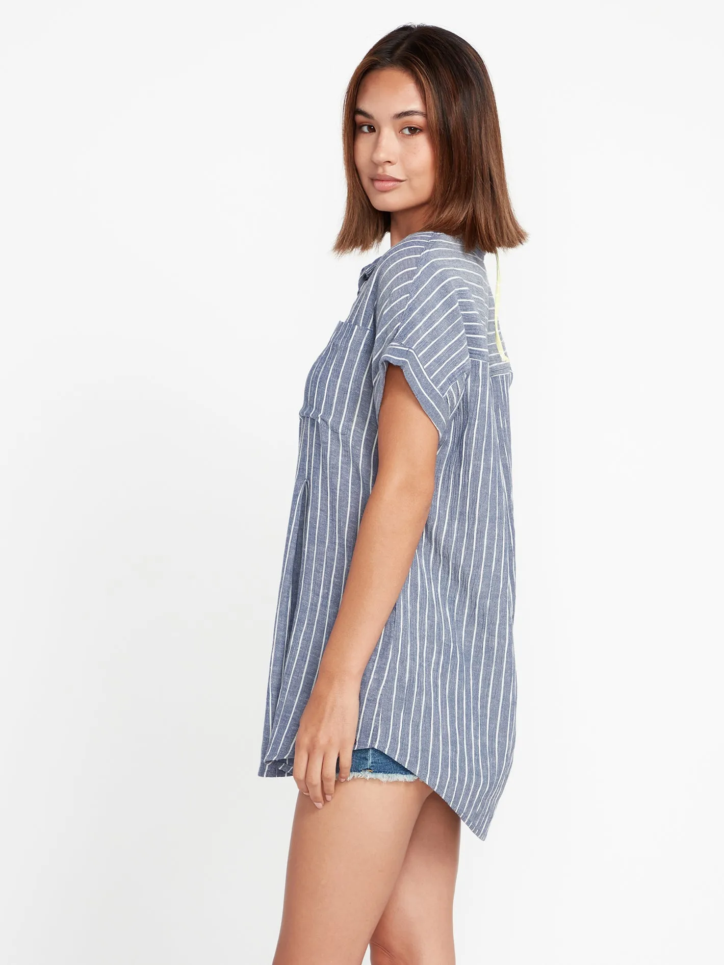 Coco Ho Sun Tunic Shirt - Navy