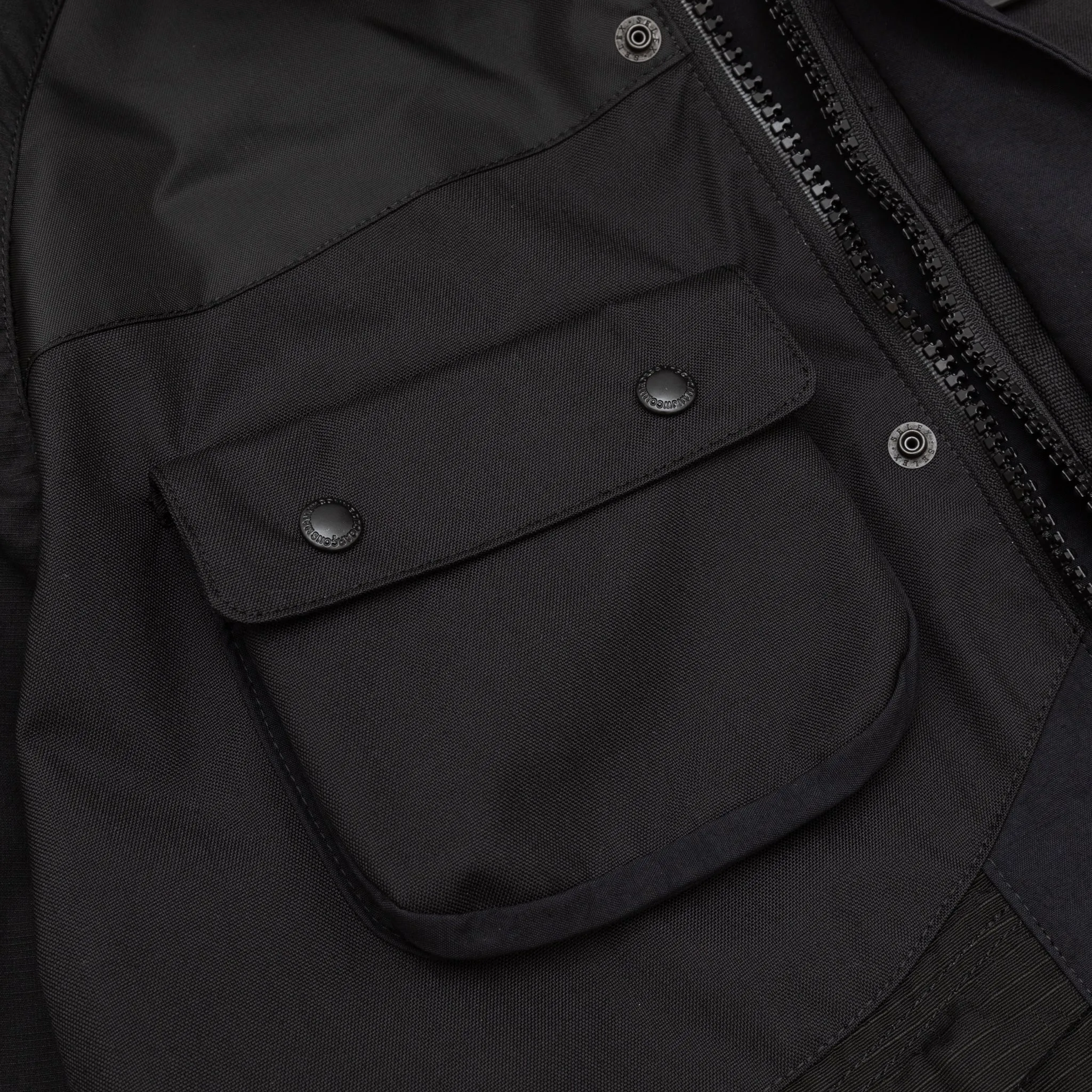 COTTON NYLON RIP-STOP CANVAS JACKET