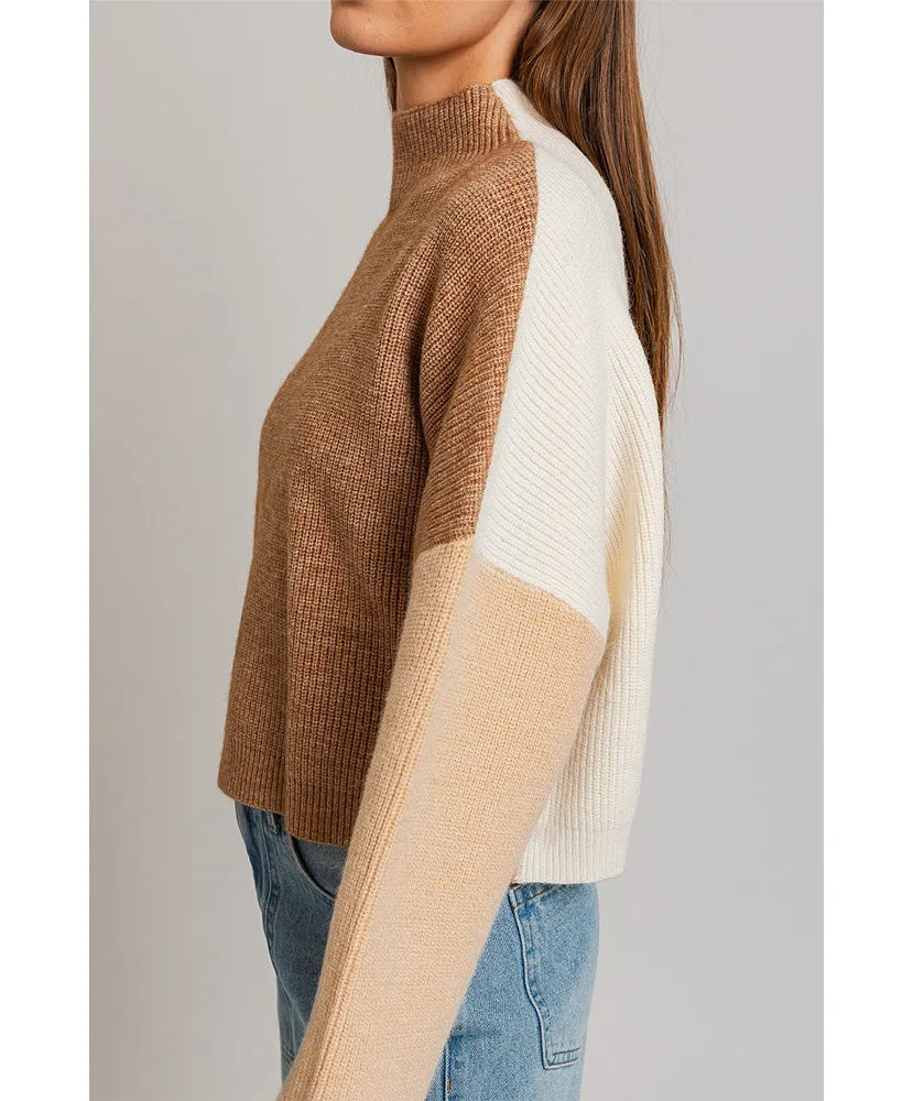 Court Color Block Sweater