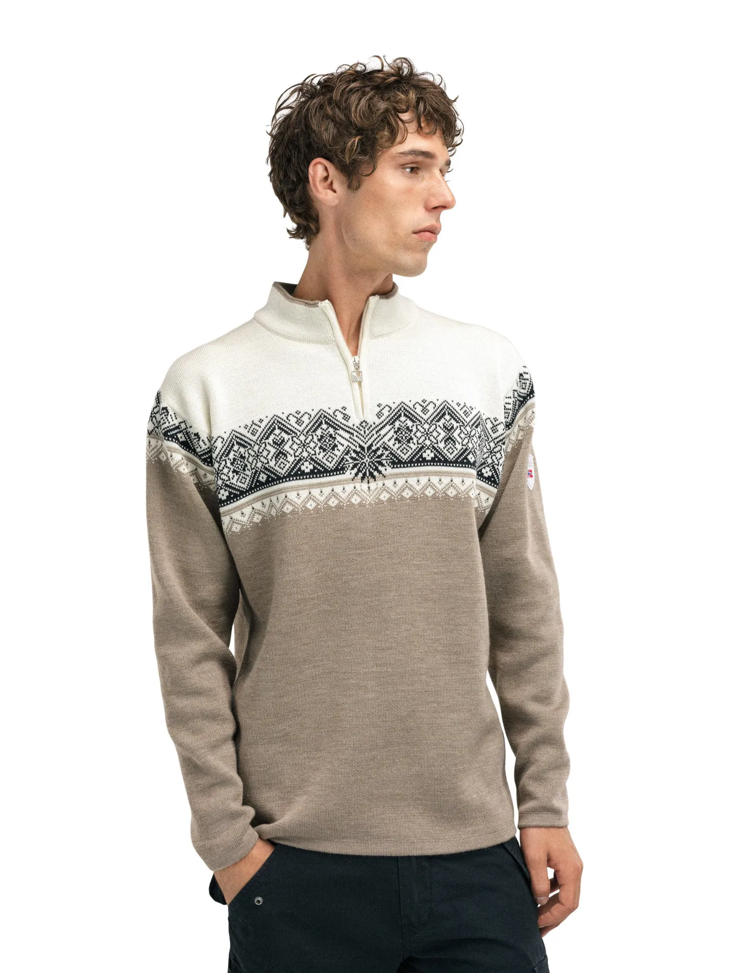 Dale of Norway - Moritz Men's Sweater - Mountainstone/Sand