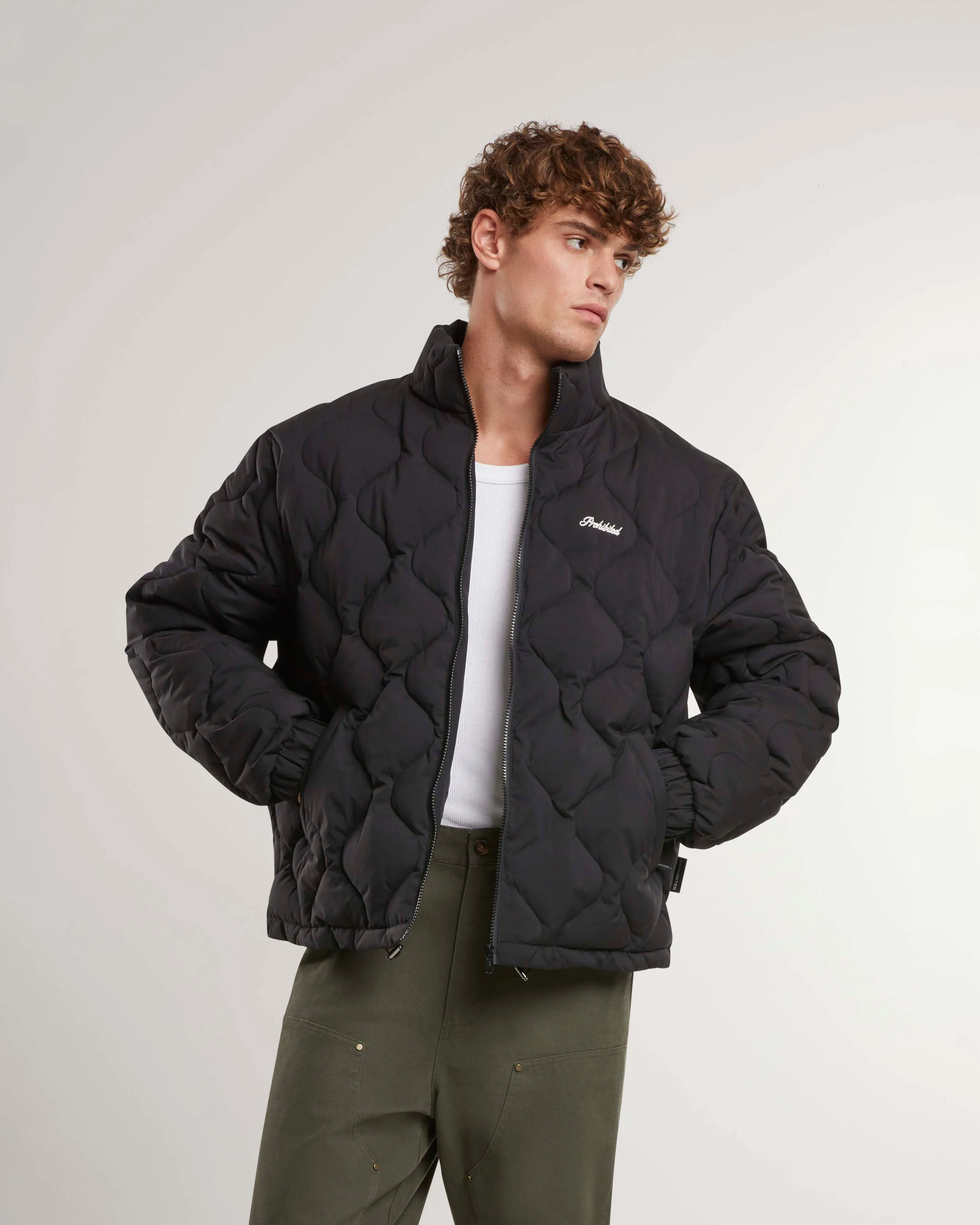 Dalston Puffer Jacket Black