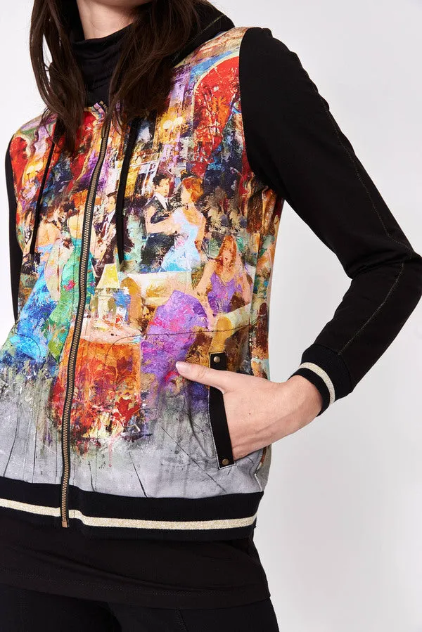 Dance Party Hooded Zip Jacket