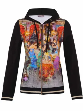 Dance Party Hooded Zip Jacket