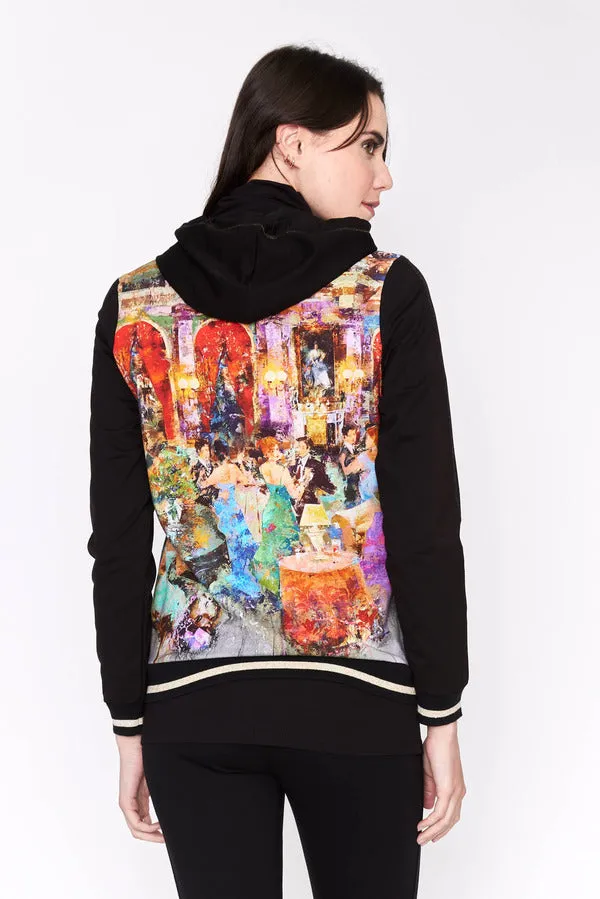 Dance Party Hooded Zip Jacket