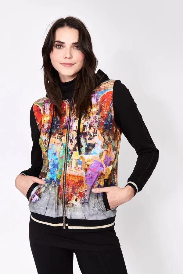 Dance Party Hooded Zip Jacket