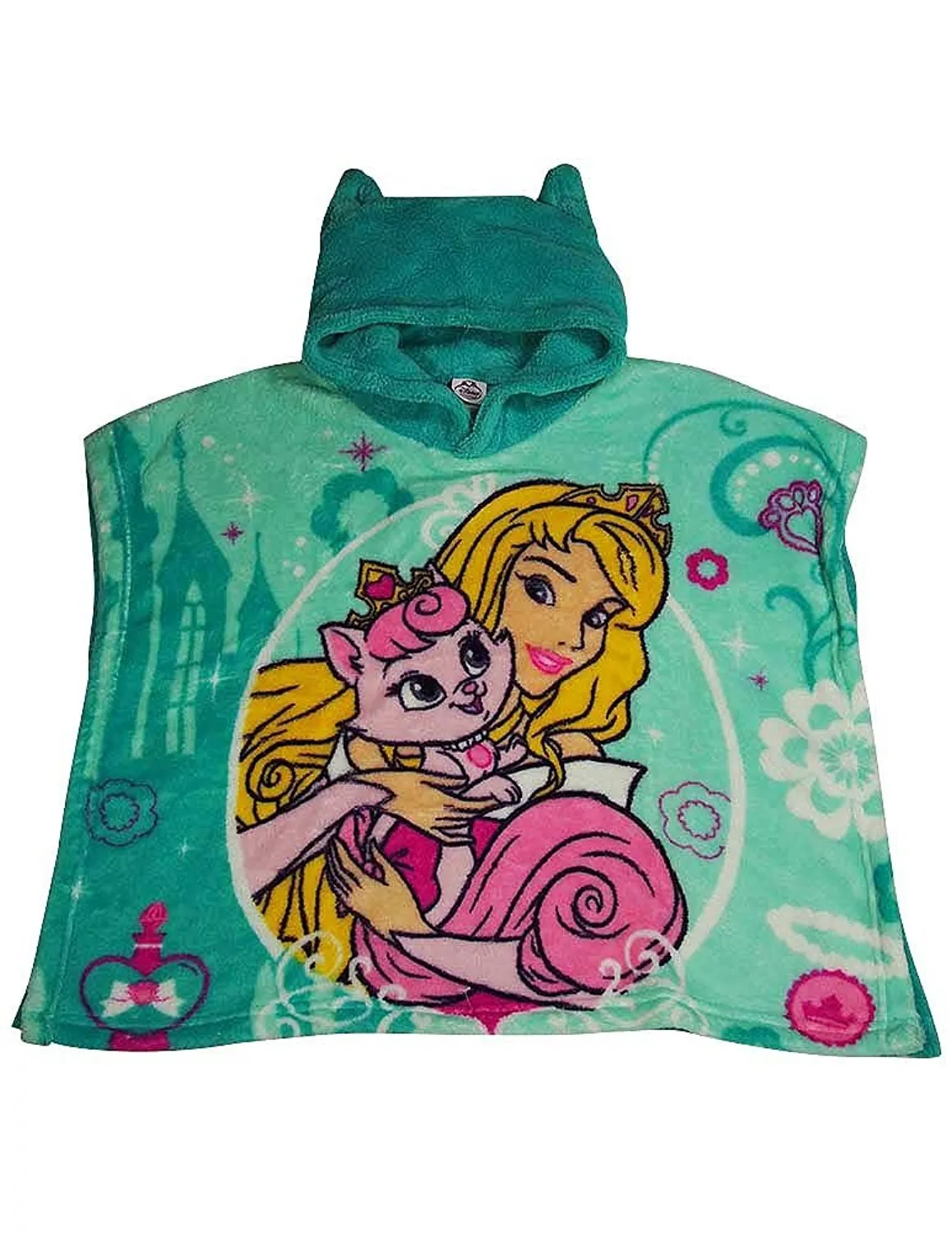 Disney Princess - Little Girls Hooded Bath Towel