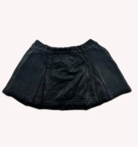 DKNY LEATHER SKIRT (SZ 12m)