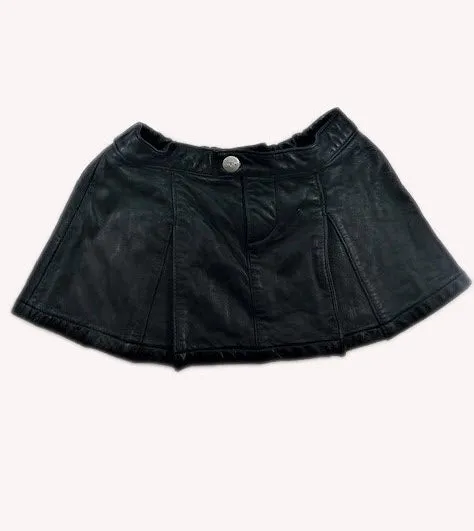 DKNY LEATHER SKIRT (SZ 12m)