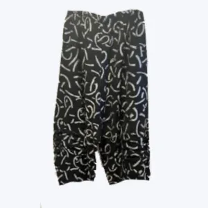 Dress To Kill Pant, Squiggle, Multi-Fold, Black/White L/XL