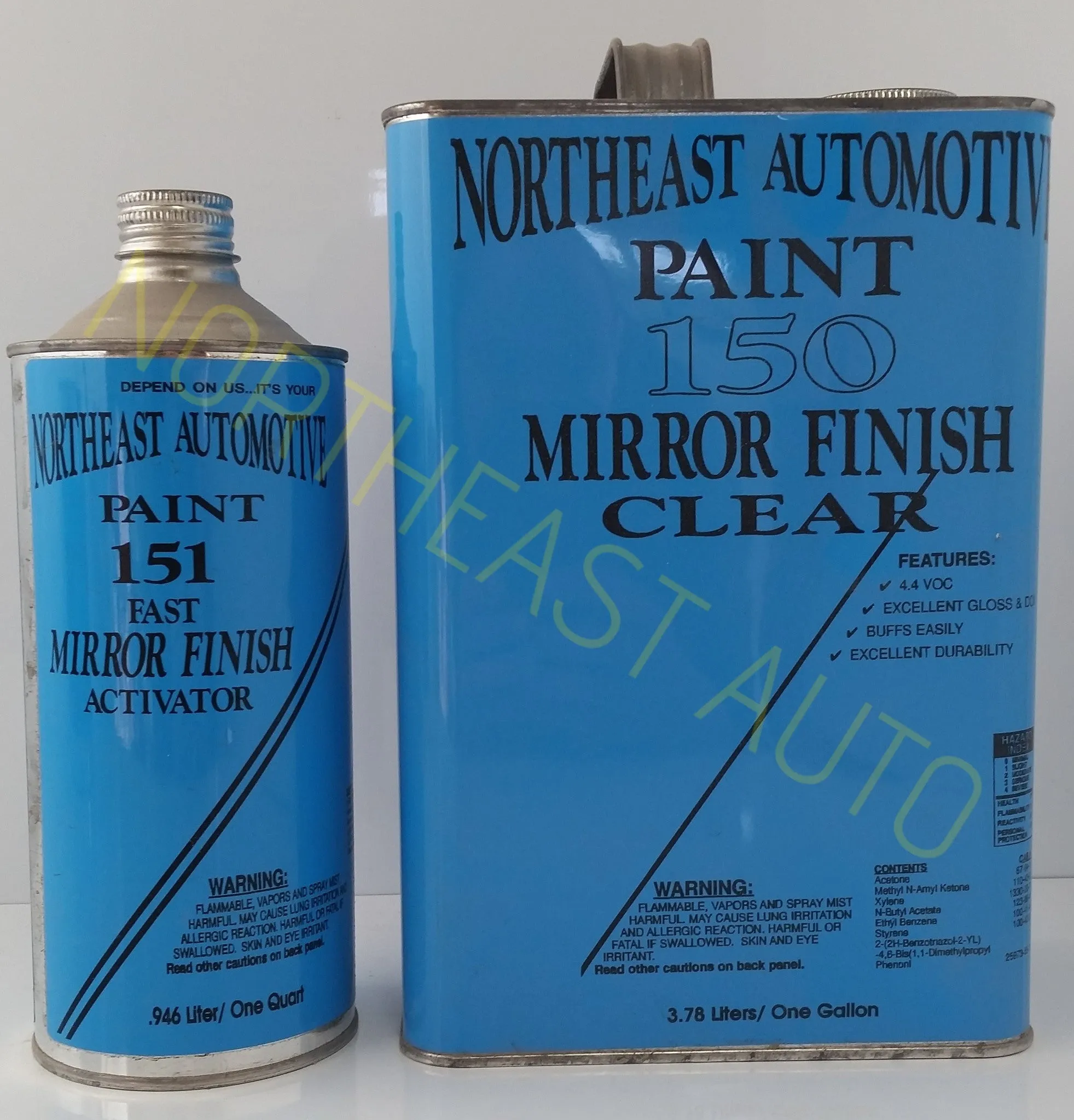 Electric Yellow BASECOAT CLEARCOAT AUTO body shop RESTORATION CAR PAINT supply