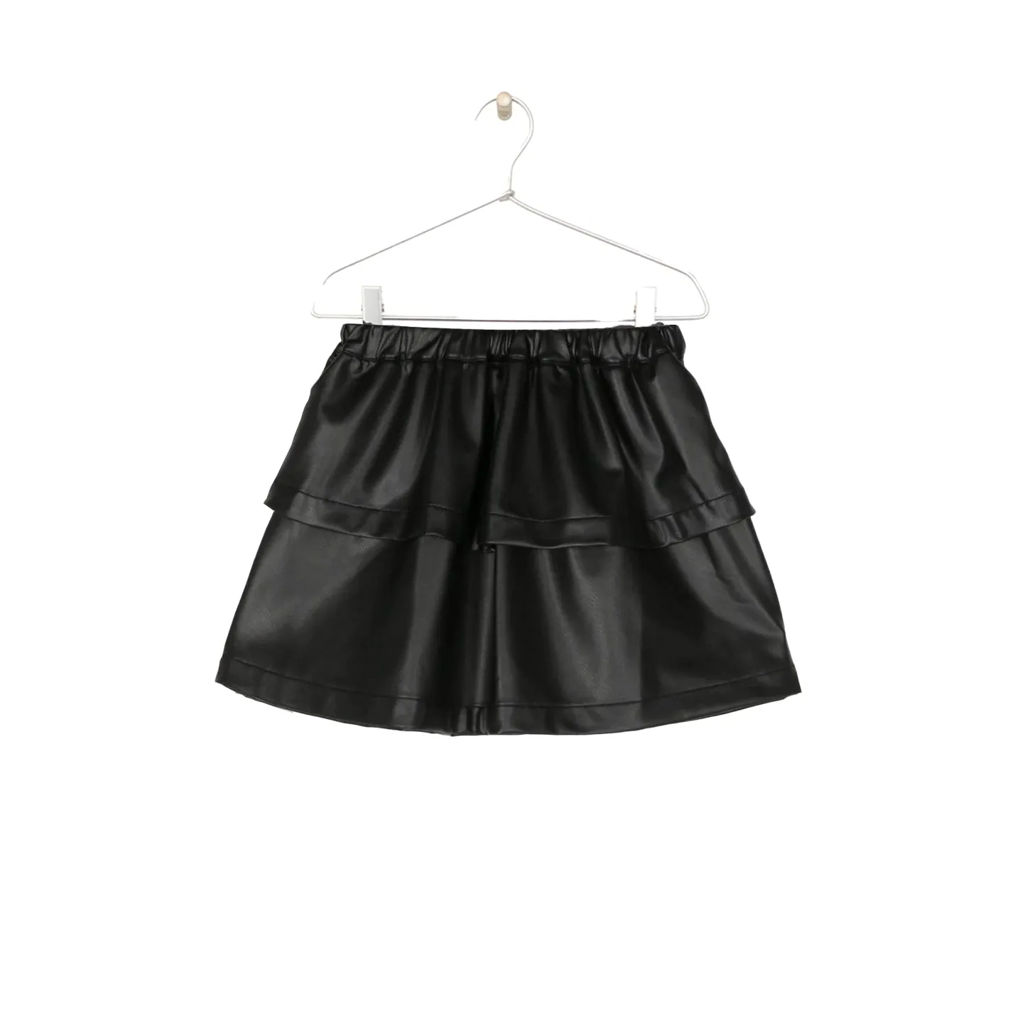 FAUX LEATHER SKIRT