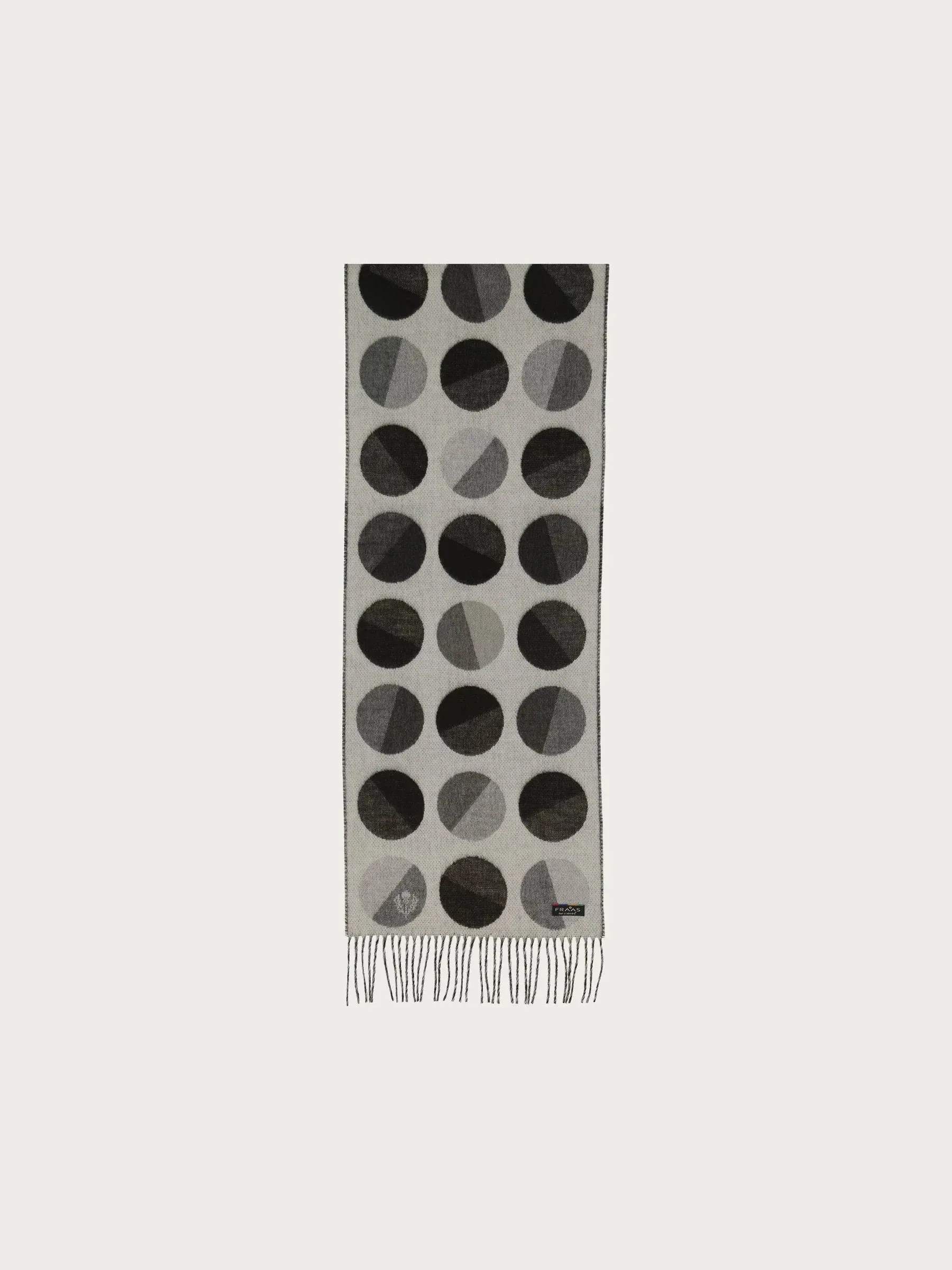 Fraas Divided Dots Woven Cashmink Scarf