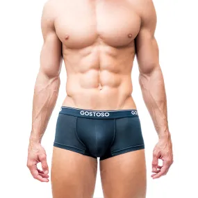 Gostoso Underwear - Solid Boxer Brief Black Underwear