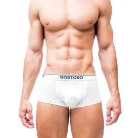 Gostoso Underwear - Solid Boxer Brief White Underwear