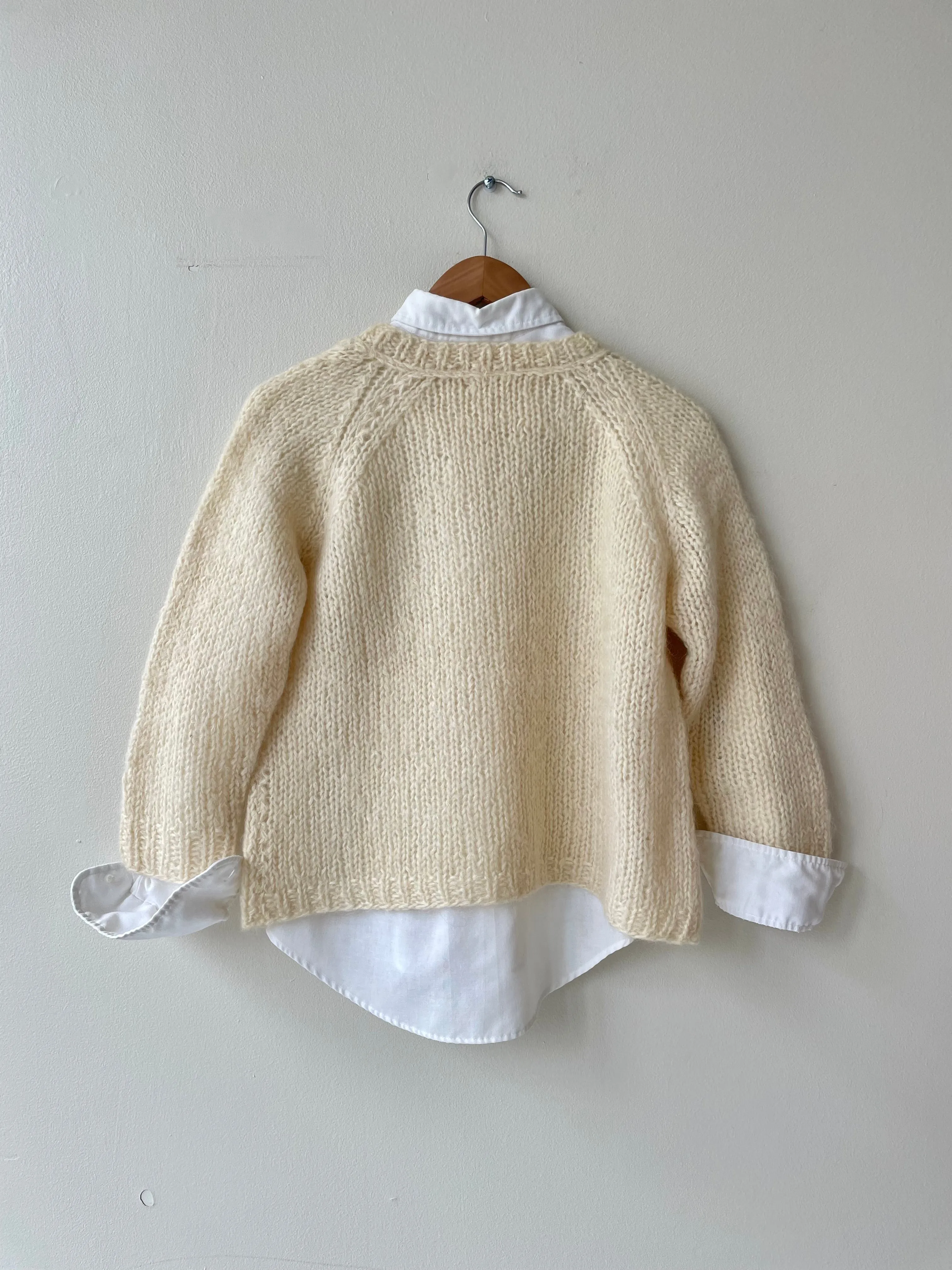 Handknit Italian Mohair Sweater