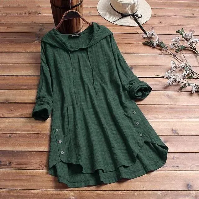 Hooded Long Sleeve Tunic