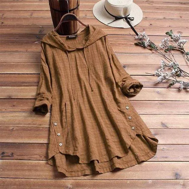 Hooded Long Sleeve Tunic