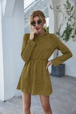 Hoodie Light Long Sleeve Spring Dress