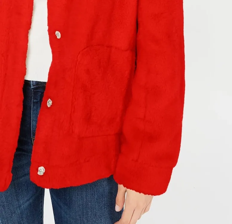 Jou Jou Juniors' Faux-Fur Jacket