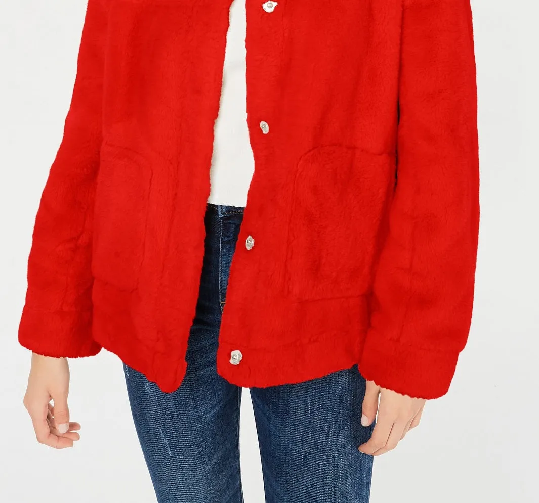 Jou Jou Juniors' Faux-Fur Jacket