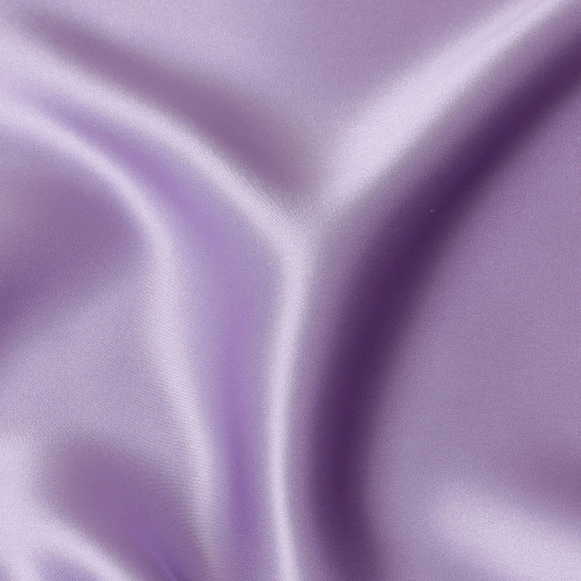 Lavender plain premium pure silk satin fabric-D12497