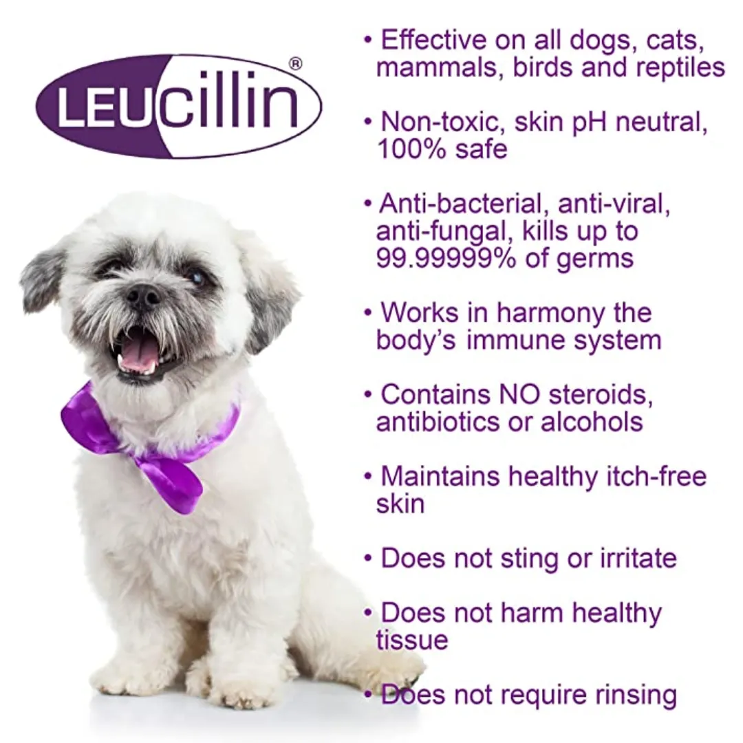 Leucillin Natural Antiseptic Spray for Pets