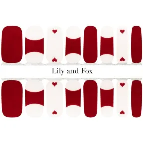 Lily And Fox - Nail Wrap - Ace Of Hearts